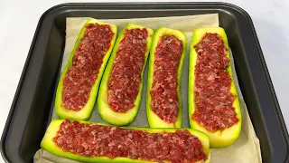 Recipe for a delicious and light dinner of ground beef and zucchini, easy, fast and delicious