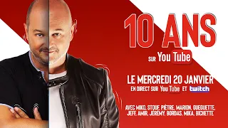 ÉVÉNEMENT : LE LIVE DES 10 ANS AVEC L'ANCIENNE ET LA NOUVELLE ÉQUIPE