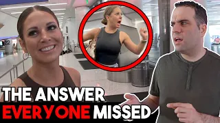 Woman on Plane FINALLY Speaks to TMZ! What did Tiffany Gomas See?! Body Language Analyst Reacts!