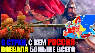 С кем Россия воевала больше всего 6 стран, с кем Россия воевала больше всего. Войны России кратко.