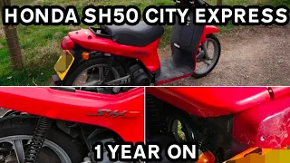 Honda SH50 City Express Mk2 🛵 - 1 Year On