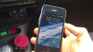 Alpine 9887 + iPhone 4 + KCE422 (китайский блок)