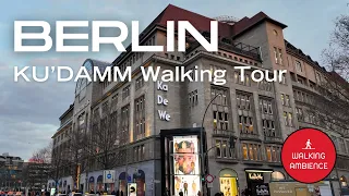 Day Walk in Luxurious Side of Berlin: Kurfürstendamm (Ku'damm) in 4K