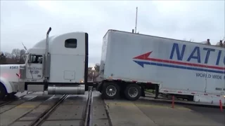How Did This Trailer Block The West Line?