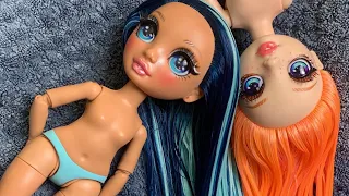 Fixing thrift store Rainbow High dolls! Cheer Poppy and first release Skyler!