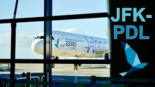 AZORES AIRLINES Flight Review - New York JFK to Ponta Delgada – Airbus A321LR – CS-TSI