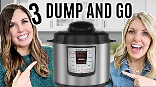3 Healthy DUMP AND GO Instant Pot Recipes - Easy Instant Pot Recipes