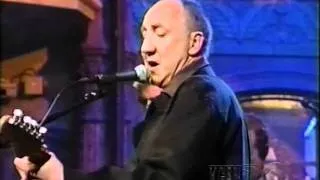 Pete Townshend & Eddie Vedder - Heart To Hang Onto - The Late Show with David Letterman - 07/28/1999