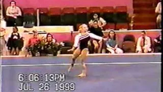 Jennie Thompson - 1999 Pan Ams AA Floor Exercise