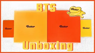 🌞 BTS Butter album unboxing 💛 PEACHES & CREAM versions