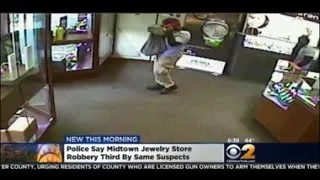 Jewelry Store Theft Suspects Sought