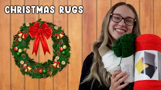 Tufting Christmas Rugs (Satisfying ASMR)