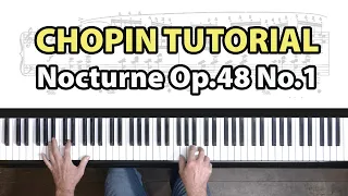 Chopin Tutorial - Nocturne Op.48 No.1 - P. Barton, FEURICH piano