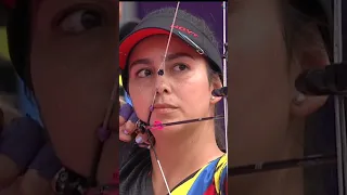 Record Breaker Sara Lopez Compound Archery #shorts