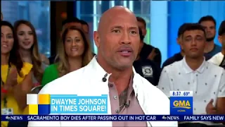 Dwayne Johnson talks about 'Skyscraper' - Full interview Live on GMA