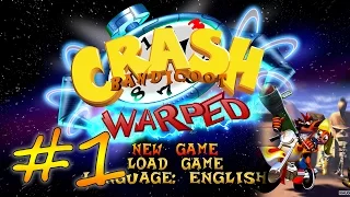 Прохождение Crash Bandicoot 3: Warped (PS) #1 - Средневековье