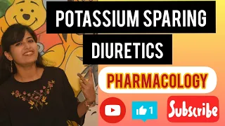 POTASSIUM SPARING DIURETICS|PHARMACOLOGY LECTURE |MOA|USES AND SIDEEFFECTS|MBBS|BDS|NURSING|PHARMACY