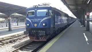 Activitate feroviară în gara București Nord (24.07.2023)