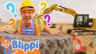 Excavator Excitement: Digging into Fun and Learning! | BLIPPI | Kids TV Shows | Cartoons For Kids