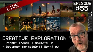 Creative Exploration - Prompt Travel /w AnimateLCM in ComfyUI for Beginners