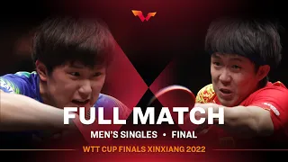 FULL MATCH | WANG Chuqin vs Tomokazu HARIMOTO | MS F | WTT Cup Finals Xinxiang 2022
