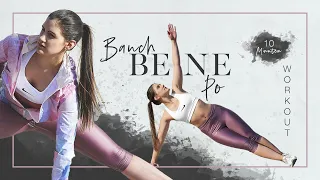 10 MIN Bauch Beine Po Training für Zuhause // ohne springen & ohne Geräte | Tina.Fitness