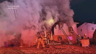 1 dead, another critically injured after massive house fire in Montgomery County