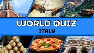 ITALY QUIZ - 20 TRIVIA QUESTIONS & ANSWERS | #W3 - How much do you know about Italy (Quiz Italia)?