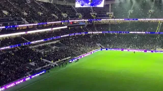 Tottenham Hotspur player entrance Star Wars duel of the fates