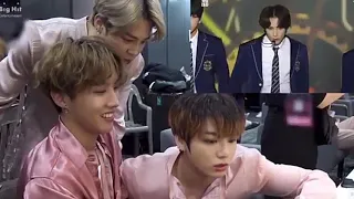 [ENGSUB] BTS REACTION TO TXT BOY IN LUV SBS GAYO DAEJUN 2019