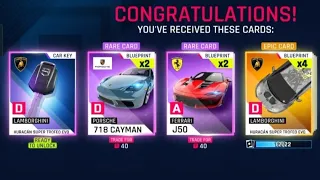 Seoul Lantern festival pack opening | drop rate reference asphalt 9 | Lamborghini sc18 Ferrari 488