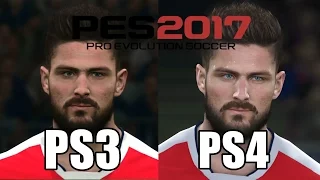 PES 2017 Demo PS3 vs PS4 Graphics & Gameplay Comparison HD 1080p