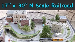 Building a 17"x30" N Scale Model Railroad
