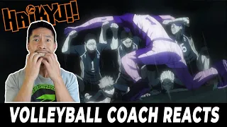 Volleyball Coach Reacts to Haikyuu S3 E10 - Karasuno overcomes the power of Ushijima