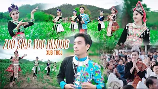 Xub Thoj_Nkauj Tawm Tshiab "💘Zoo Siab Yog Hmoob😍" [Official MV] 2023 / Hmong New Song