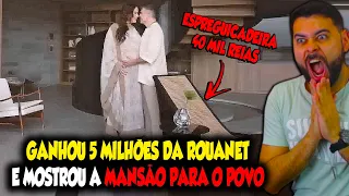 GANHOU 5 MILHÕES DA ROUANET E MOSTROU MANSÃO PARA O POVO COM POLTRONA DE 40 MIL REIAS