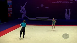 Germany (GER) - 2021 Acrobatic Worlds, Geneva (SUI) Balance  Mixed Pair