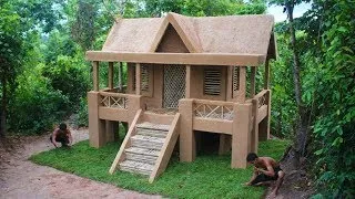 Мы невероятные обновления! бамбуковый дом для строительства удивительной современной виллы с грязев