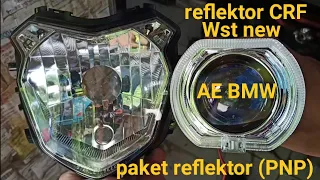 cara pasang proji biled wst new di reflektor CRF non leveling LEED HID MOTOR