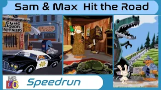 Sam & Max  Hit the Road "Any%" in 38m 31s | Speedrun [DOS]