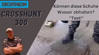 Wasserdicht? "TEST"  SOLOGNAC Crosshunter 300 von Decathlon -  + 10 Liter aus der Gießkanne!