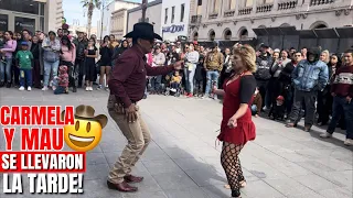 CARMELA 👸 Y MAU🤠Dueños de la pista!,👍 sorprendieron con su baile #chihuahua