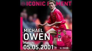 Iconic moment series LIVERPOOL | Michael Owen [ goal poacher 05-05-2001 ] pesmobile #shorts #pes2021