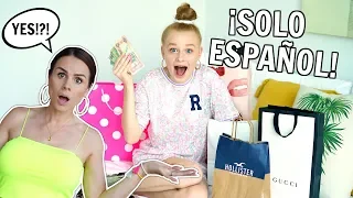 SAYING YES to EVERYTHING MIA SAYS in SPANISH! *24 Hour Challenge* | Family Fizz