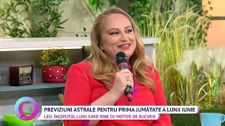 Previziunile astrale pentru prima jumătate a lunii iunie cu Cristina Demetrescu