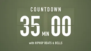 35 Minutes Countdown Timer Flip clock 🎵 / +HIP HOP BEATS