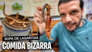 PROVANDO SOPA DE LAGARTIXA EM HONG KONG 🦎 🤮