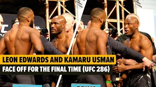 LEON EDWARDS AND KAMARU USMAN FACE OFF FOR THE FINAL TIME UFC 286