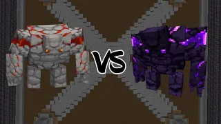 Ender Golem Vs. Redstone Golem (1.16.5 Mob Battle)