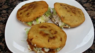 GORDITAS DE CHICHARRON / GORDITAS FRITAS INFLADAS